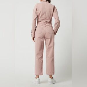 Mango denim pink jumpsuit